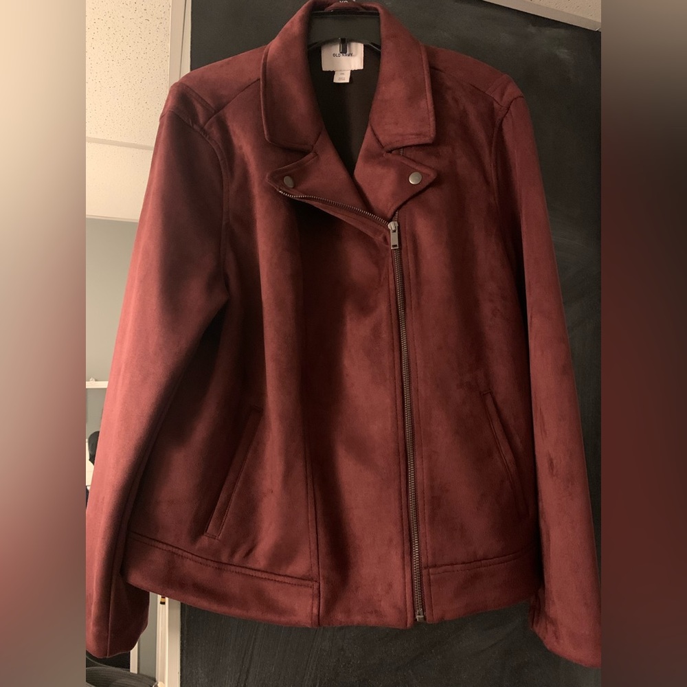 Practically new old navy suede jacket